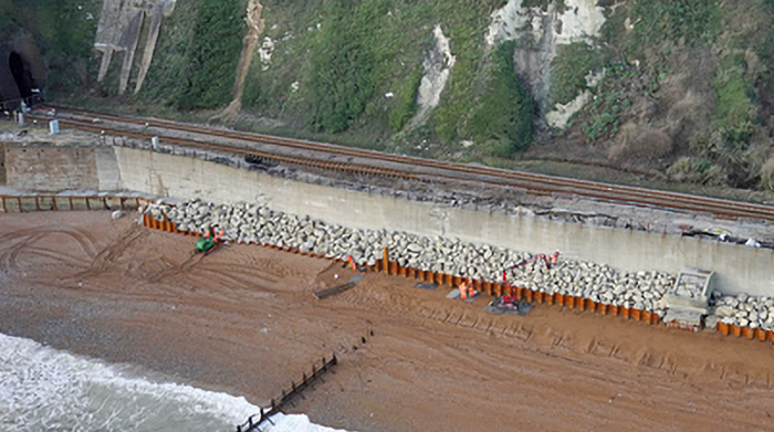 Dover Sea Wall - Emergency stabilisation